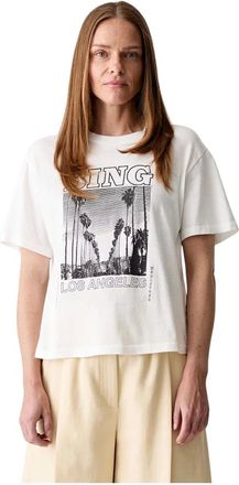 Anine Bing Mujer, Camisetas, Blanco, Talla: XS