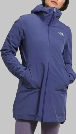 The North Face Thermoball Eco Jacket Womens Blue Triclimate Parka KFC449