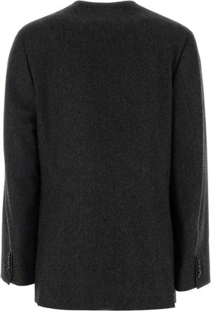 Jil Sander Womens Wool Blazer Gray Blazers