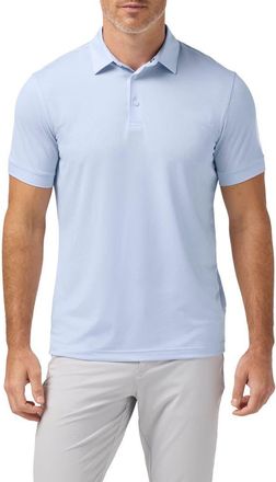 Mizzen+Main Versa Trim Fit Performance Golf Polo in Cloud Blue Heather at Nordstrom, Size Xx-Large