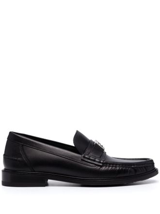 Fendi Loafers met logoplakkaat - Zwart