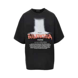 Balenciaga The Door Oversize jersey T-shirt Woman XS