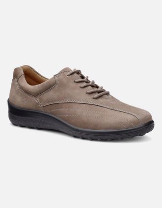 Hotter Womens Tone II Womens Wide Fit Shoes - Brown - Size: 5.5