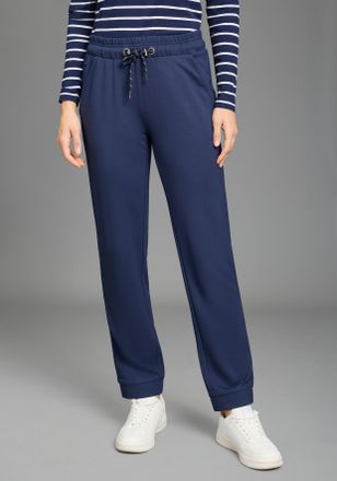 Kangaroos Schlupfhose KANGAROOS, Damen, Gr. 34, N-Gr, marine, Jersey, Obermaterial: 70% Viskose, 25% Polyamid, 5% Elasthan, bequem kn&ouml;chelfrei, Hosen Schlupfhos