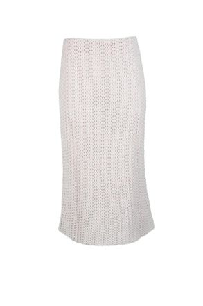Fabiana Filippi Tricot Skirt Polyester Elastane - Pink
