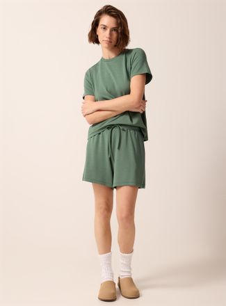 Miiyu Womens Soft brushed underside T-shirt