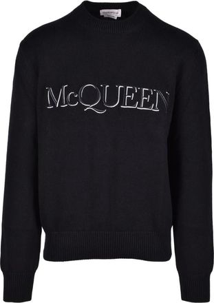 Alexander McQueen Maglia - Heren - Ronde hals truien - Zwart - XL - Truien & Vesten