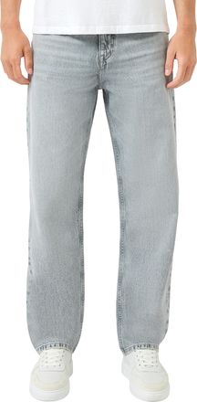 QS by s.Oliver 5-Pocket-Jeans QS, Herren, Gr. 36, L&auml;nge 32, light grau used, Denim/Jeans, Obermaterial: 100% Baumwolle, unifarben, loose fit lang, Jeans 5-Pocket-Jea