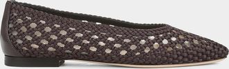 Veronica Beard Cienna Satin Ballet Flats