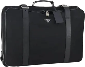 Prada Pre-owned Weekend Bags, female, Black, Size: ONE SIZE Pre-owned Vintage Weekend Bag