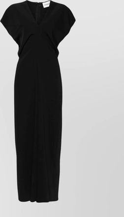 Parosh draped cady maxi dress