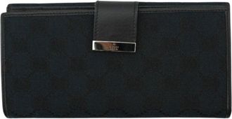 Gucci Gucci stoffen portemonnee GG-monogram