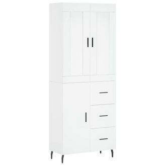 Berkfield Home Highboard White 69.5x34x180 cm Engineered Wood
