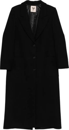 Aniye By Cappotto Janis con bottoni - Nero