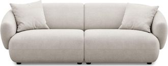 Castlery Auburn Sofa Customized, Cream, Spill Resistant, Modular for Sofas by Castlery