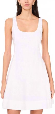 1.State Scoop-Neck Full-Circle Dress In Ultra White