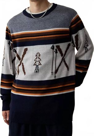 Kavu Highline Crewneck Sweater In Day Ski