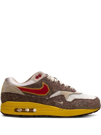 Nike Swoosh Air Max 1 Big Head Origins sneakers - men - Fabric/Calf Suede/Rubber/Fabric - 10.5 - Brown