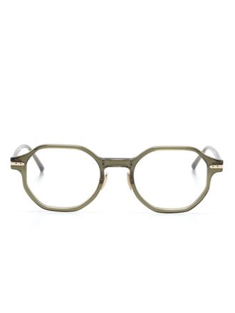 Linda Farrow Occhiali Axis geometrici - Grigio