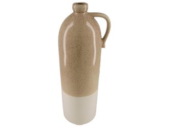 Schubiger M&ouml;bel Vase Krug, Taupe H: 50 cm