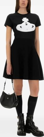 Vivienne Westwood T-shirt con stampa Orb - Nero