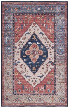 Safavieh Alfombra poli&eacute;ster &oacute;xido/azul 183 x 244 cm