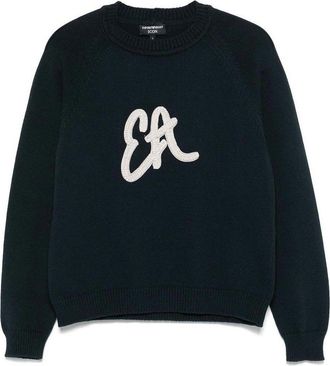 Emporio Armani Logo Cotton Blend Sweatshirt