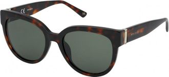 Nina Ricci Womens SNR26154 54 09AT Sunglasses - Brown - One Size