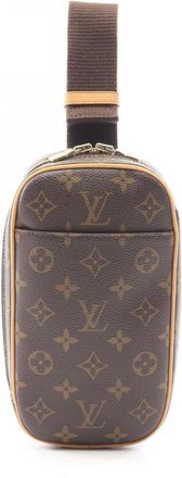 Louis Vuitton Brown Monogram Coated Canvas Leather Fanny Pack Sling Bag (Pre-Owned)