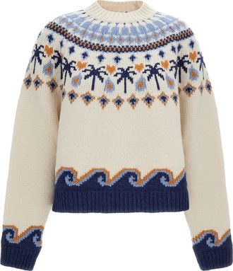 Alanui Sweet Winter Patterned Knitted Sweater