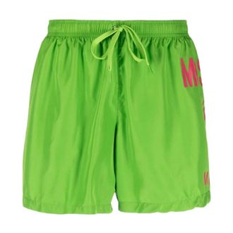 Moschino Heren, Badkleding, Groen, Maat: XS Poliester