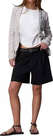 Rag & Bone Irina Ponte Short In Black