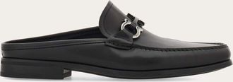 Ferragamo Men Gancini ornament mule Black Size 10.5