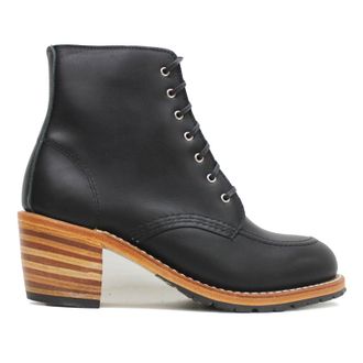 Red Wing Shoes Clara Full Grain Leather Womens Ankle Boots - Black - Size:UK 7.5