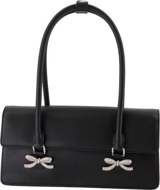 Self Portrait Soft Shoulder Bag - SELF PORTRAIT - Leather - Black