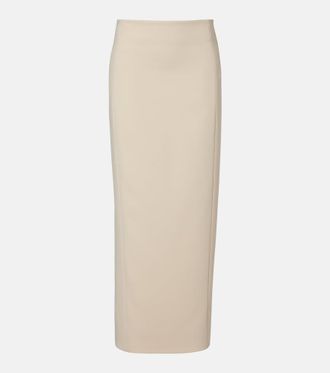Khaite Lyle cr&ecirc;pe maxi skirt