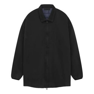 Fear of God SS24 Denim Filled Shirt Jacket Overdye Black Denim 202SP244591F