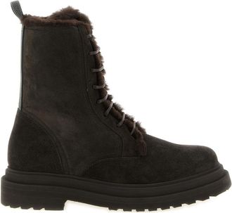 Brunello Cucinelli Brown Ankle Boots