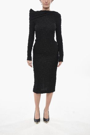 Givenchy Tubino Off-Shoulders con Motivo Floreale in Rilievo Givenchy