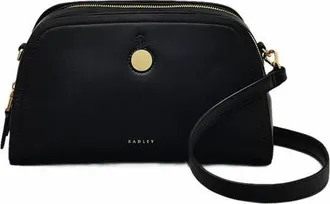 Radley London Bathurst Mews Small Ziptop Crossbody Bag in Black at Nordstrom