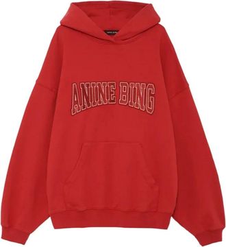 Anine Bing Harvey Hoodie - - Sweatshirts & Hoodies - Donna - Rosso - M