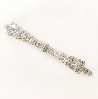 C&A Platinum 900 Band Ring (Pre-Owned)