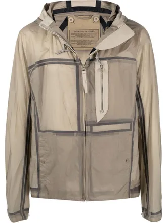 Ten c lightweight zip-front jacket - men - Cotton/Polyamide - 50 - Grey
