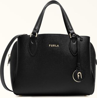 Furla Minerva Tote Nero Black Andromeda Calf Leather Woman