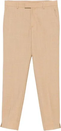 Maison Margiela Broeken, Dames, Beige, S, Slim-fit Broeken