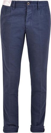 Incotex Heren, Broeken, Blauw, Maat: W35