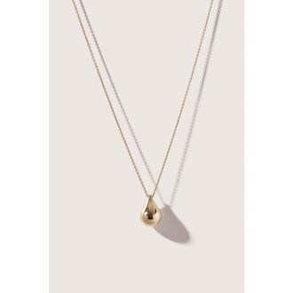 Otiumberg 14kt Gold Vermeil Stilla Necklace in Yellow Toned Gold at Nordstrom