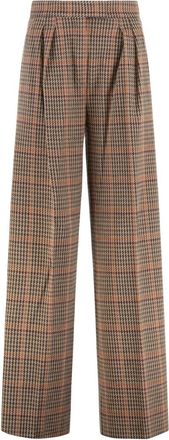 Max Mara Multicolor Loose Pleated Pants