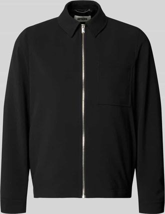Drykorn Overshirt mit Brusttasche Modell JERSON in Black, Gr&ouml;&szlig;e XL