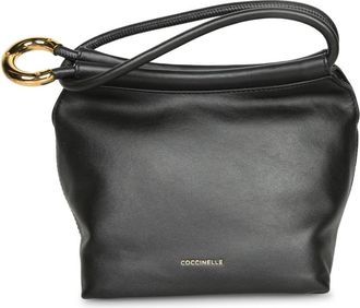 Coccinelle Finn Pouch - Dames - Schoudertassen - Zwart - ONE Size - Leer - Tassen